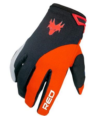 LUVA RED DRAGON RACING LARANJA GG