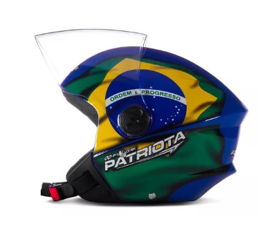 CAPACETE TORK NEW LIBERTY THREE PATRIOTA AZ/VD 60