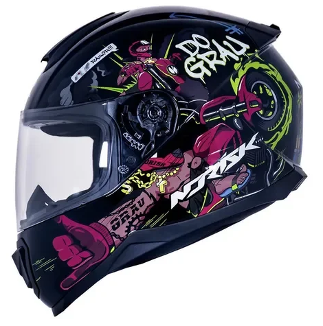 CAPACETE NORISK RAZOR DO GRAU BLACK 56/S