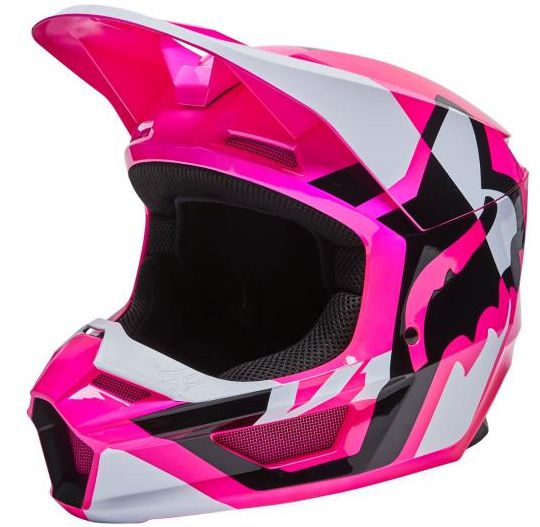 CAPACETE FOX MX V1 LUX ROSA S