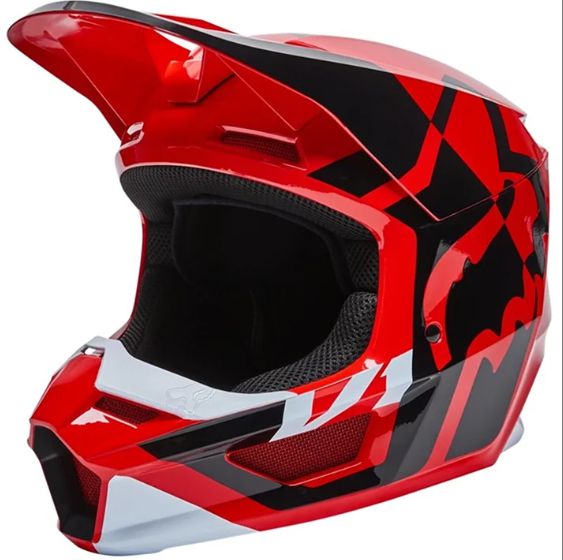 CAPACETE FOX V1 LUX VERMELHO XL 62