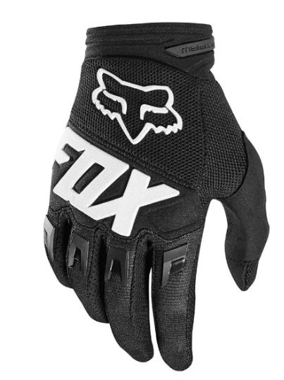 LUVA FOX MX INFANTIL DIRTPAW PTO/BCO YM