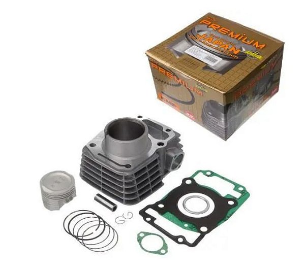 KIT CILINDRO TITAN 150/BROS 150 07...C/PISTAO/ANEIS/JUNTAS