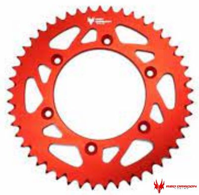 COROA CRF 230/250/CR/BETA 51D ALUMINIO VERMELHA