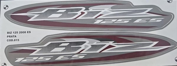 ADESIVO BIZ 125 08 ES PRATA