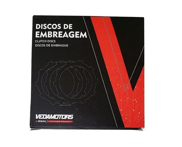 DISCO EMBREAGEM CG/TITAN 125/150/160/BROS/XRE 190/CR80/CRF150/SPEED 150/KANSAS 150