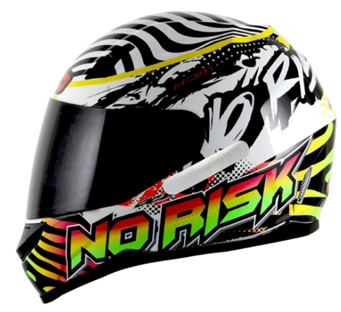 CAPACETE NORISK FF391 ACID WHT 60/L