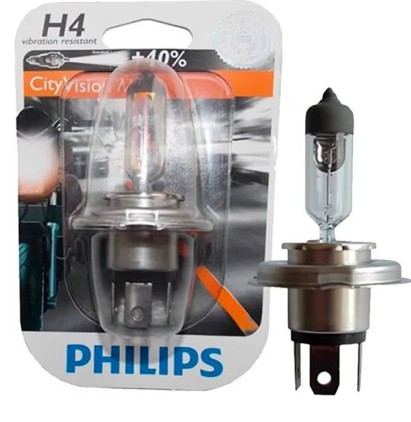 LAMPADA FAROL 35/35 H4 PHILIPS CITYVISION
