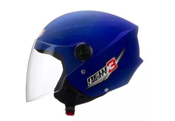 CAPACETE TORK NEW LIBERTY THREE AZUL 60