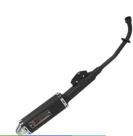 ESCAPAMENTO BIZ 110 F1 MINI TRI PRETO
