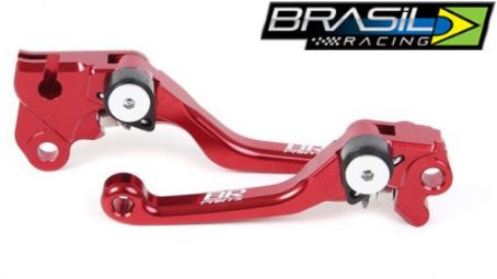 MANETE FREIO/EMBREAGEM CRF 230/CRF 250F RETRATIL VERMELHO