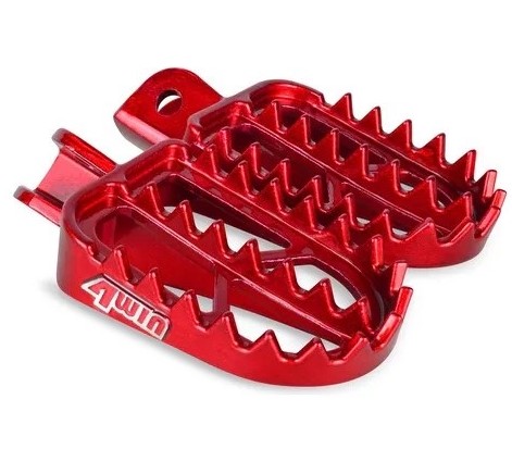 PEDALEIRA CRF 230/250F/150/TORNADO/XR 200/XRE 300/LANDER/DT 200 VERMELHA