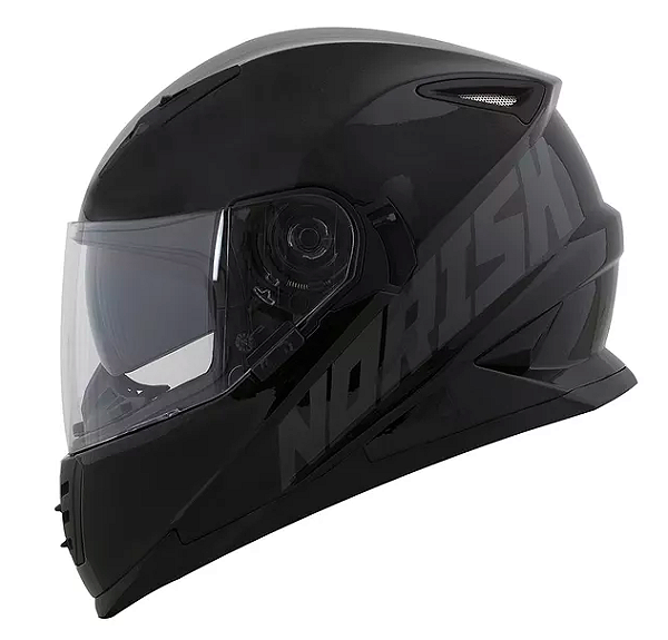 CAPACETE NORISK FF302 STONE BLK/GREY 60/L