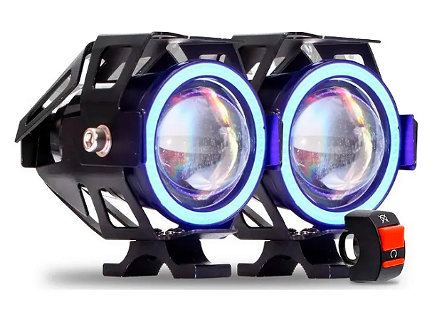 FAROL MILHA OLHO DE ANJO (PAR) AZUL