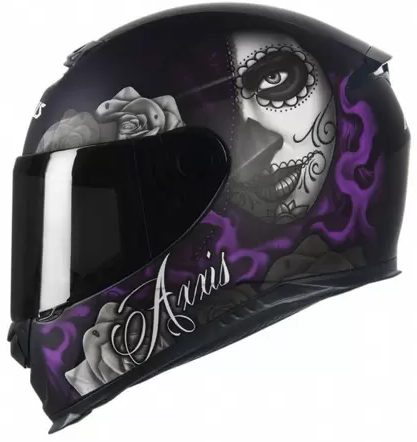 CAPACETE AXXIS EAGLE LADY CATRINA MATT VIOLETA 56/S