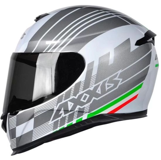 CAPACETE AXXIS EAGLE ITALY GLOSS WHITE 58/M