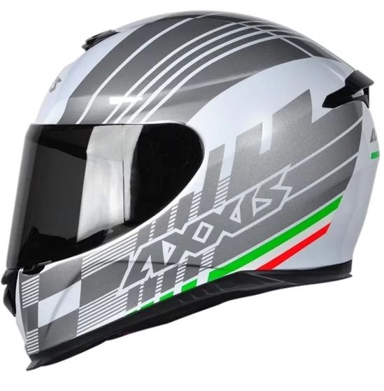 CAPACETE AXXIS EAGLE ITALY GLOSS WHITE 60/L