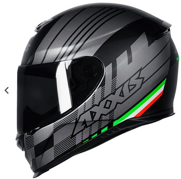 CAPACETE AXXIS EAGLE ITALY MATT BLACK 62/XL