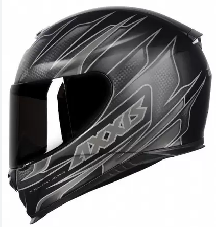CAPACETE AXXIS EAGLE SPEED MATT BLACK/GREY 60/L