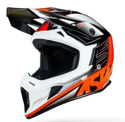 CAPACETE ASW CORE RUSH VERMELHO/BRANCO 56