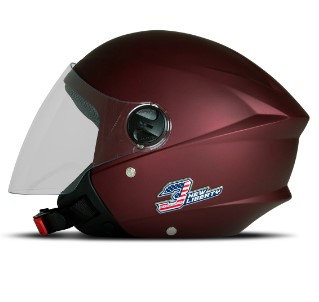 CAPACETE TORK NEW LIBERTY THREE ELITE FOSCO TAM.56