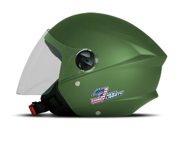 CAPACETE TORK NEW LIBERTY THREE ELITE FOSCO TAM. 56