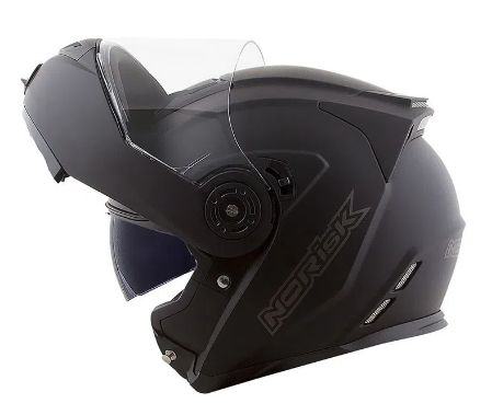 CAPACETE NORISK FF345 ROUTE MONOCOLOR MATTE BLACK 60/L