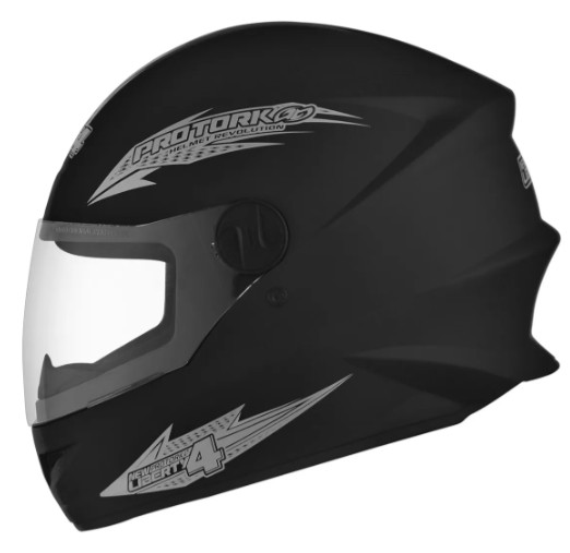 CAPACETE TORK LIBERTY FOUR NEW PRETO FOSCO 56