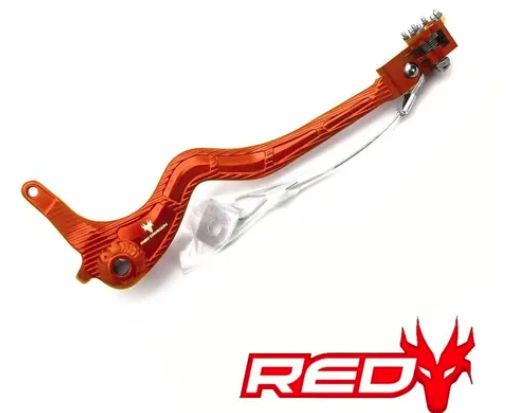 PEDAL FREIO KTM 4T 16...LARANJA