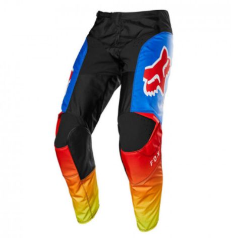 CALÇA FOX 180 FYCE BLU/RED 34/42