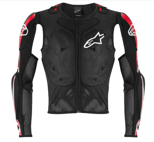 JAQUETA ALPINESTARS BIONIC PRO PRETO VERMELHO BRANCO M  EAN :8051194809452
