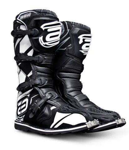 BOTA ASW CORE PRETO BRANCO 9  EAN :1010206100793
