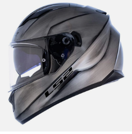 CAPACETE LS2 FF320 STREAM JEANS TITANIUM 60/L