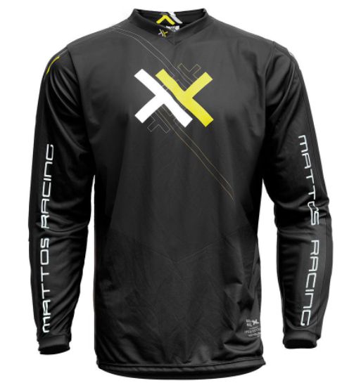 CAMISA MATTOS RACING ATOMIC AM FLUOR/PRETO G