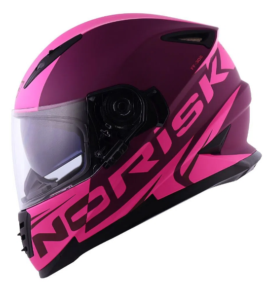 CAPACETE NORISK FF302 MANTY PURPLE/PINK 56/S