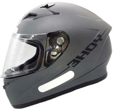 CAPACETE YOHE BLADE TITANIUM PRATA FOSCO 58