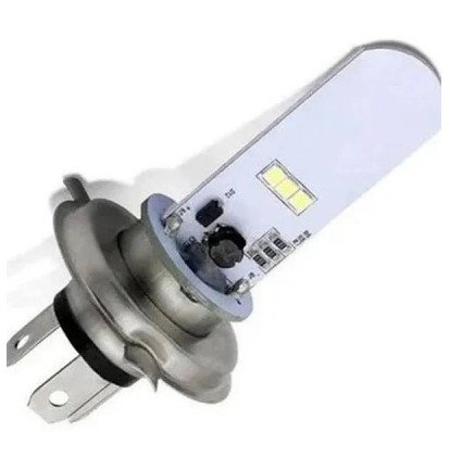 LAMPADA FAROL H4 LED 1200LM 6 LEDS