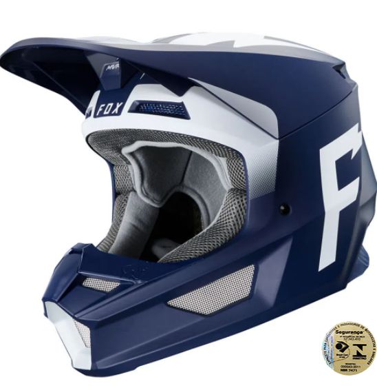 CAPACETE FOX V1 WERD NVY M