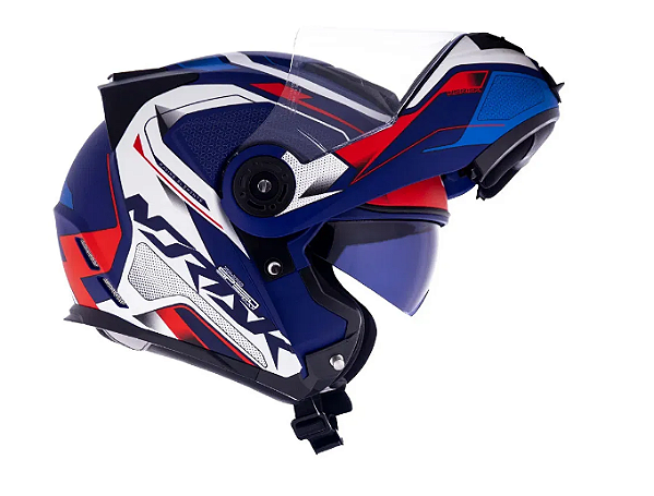 CAPACETE NORISK FF345 ROUTE SPEEDMAX MATTE BLUE/WHT/RED 58/M