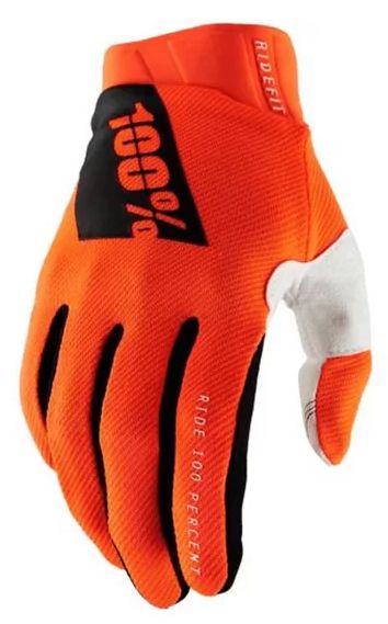 LUVA 100% RIDEFIT LARANJA XL