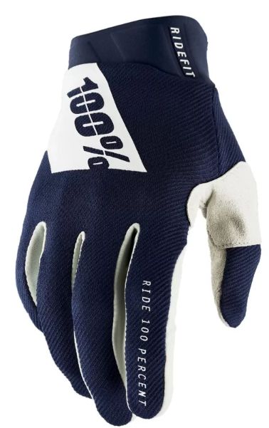 LUVA 100% RIDEFIT AZUL G