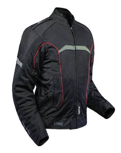 JAQUETA TEXX STRIKE V2 SUMMER MASCULINA PRETA/VERMELHA XL NEW