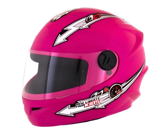 CAPACETE TORK LIBERTY FOUR KIDS ROSA 54