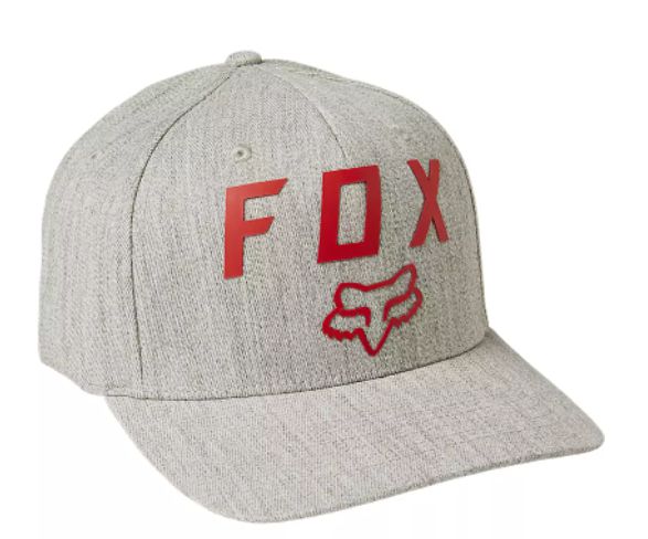 BONE FOX LIFESTYLE NUMBER 2 FLEXFIT HAT HTR GRY S/M