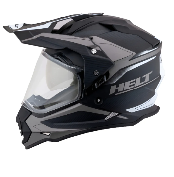 CAPACETE HELT CROSS VISION GLASS TITANIUM 62