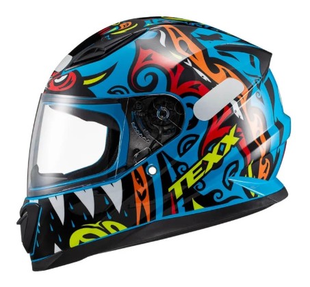 CAPACETE TEXX HAWK HUNGER AZUL 60