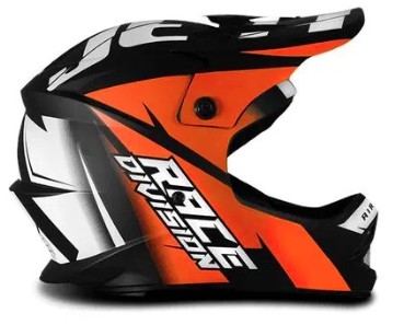 CAPACETE TORK CROSS INFANTIL JETT FACTORY EDITION NEON LARANJA