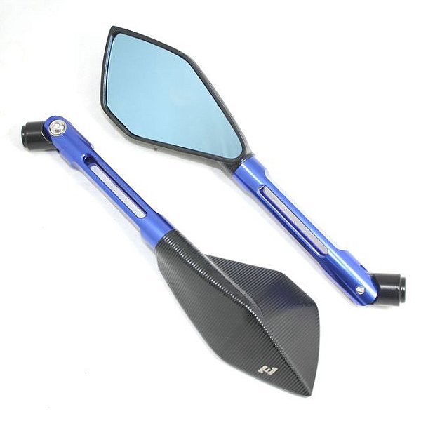 ESPELHO ESPORTIVO TWINS TRAPEZIO MINI AZUL