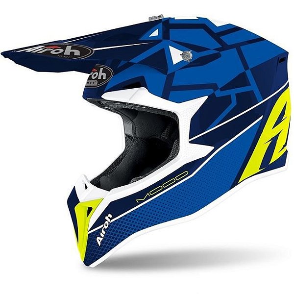 CAPACETE AIROH WRAAP MOOD BLUE GLOSS L