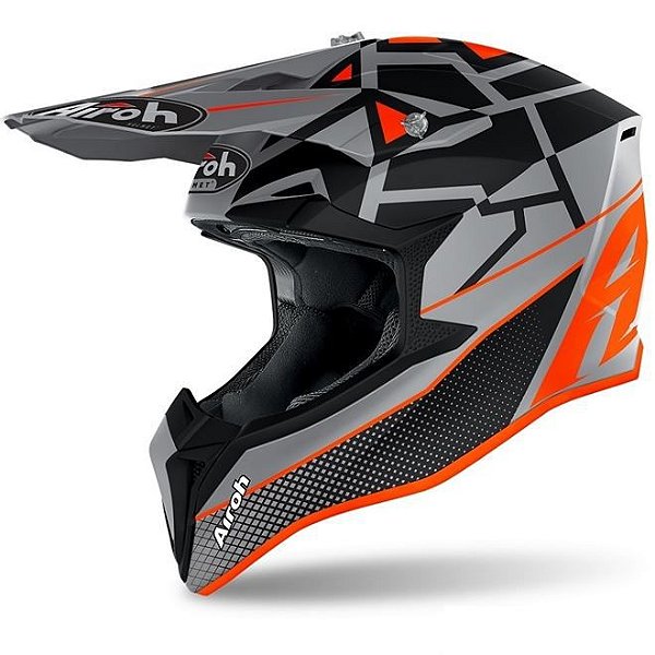 CAPACETE AIROH WRAAP MOOD ORANGE MATT L